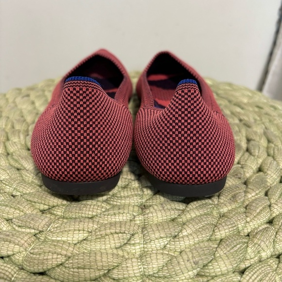 Rothy's The Point Rose Double Stitch Point Toe Slip On Knit Flats - Picture 10 of 15